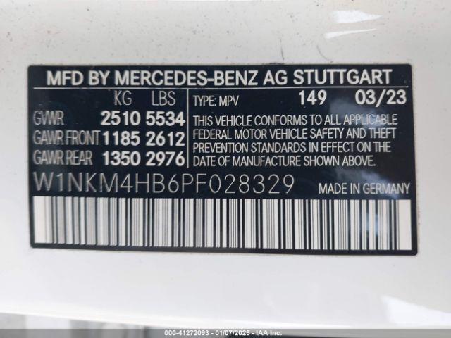 W1NKM4HB6PF028329 Mercedes-Benz Glc 300 4matic Suv