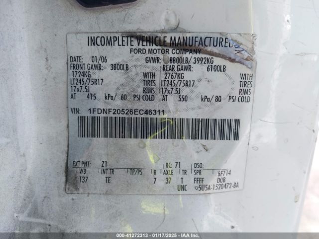 2006 FORD SUPER DUTY F-250 1FDNF20526EC46311 Photo 8