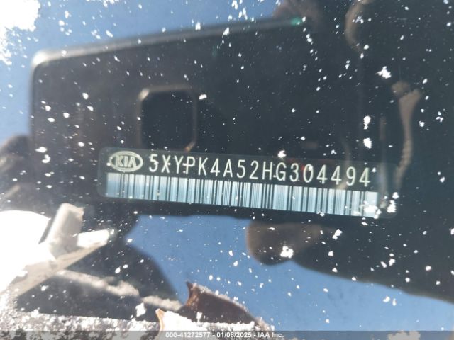 5XYPK4A52HG304494 KIA Sorento 3.3l Sxl