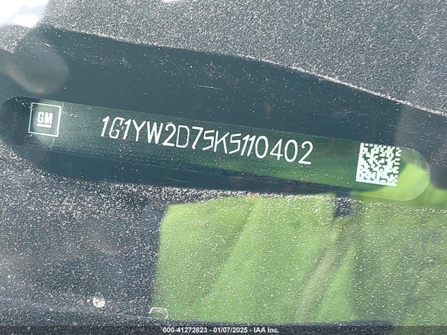 1G1YW2D75K5110402 Chevrolet Corvette Grand Sport