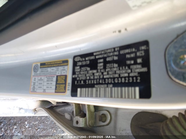 5XXGT4L30LG382312 KIA Optima Lx