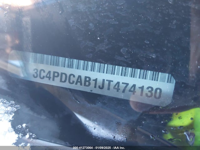Dodge JOURNEY SE 2018 3C4PDCAB1JT474130 Image 9