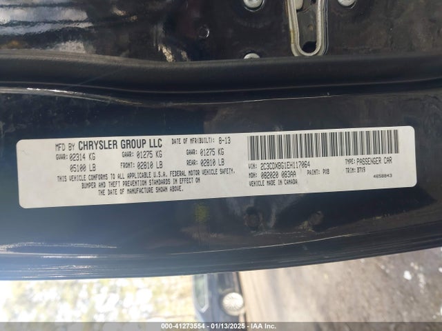 Dodge Charger Se 2014 2C3CDXBG1EH117064 Image 9