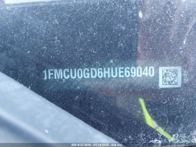 1FMCU0GD6HUE69040 Ford ESCAPE SE