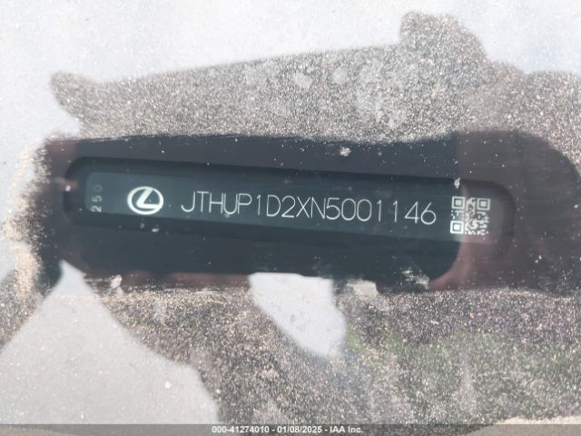 JTHUP1D2XN5001146 Lexus Is 500 F Sport Performance Launch Edition