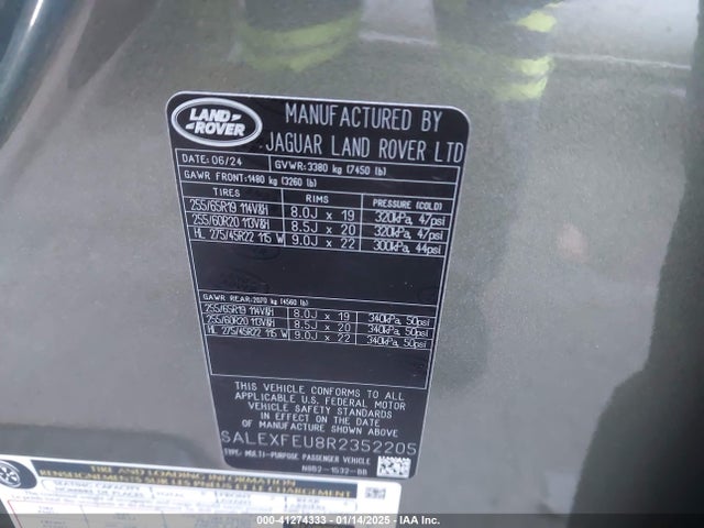 SALEXFEU8R2352205 Land Rover Defender 130 P400 X