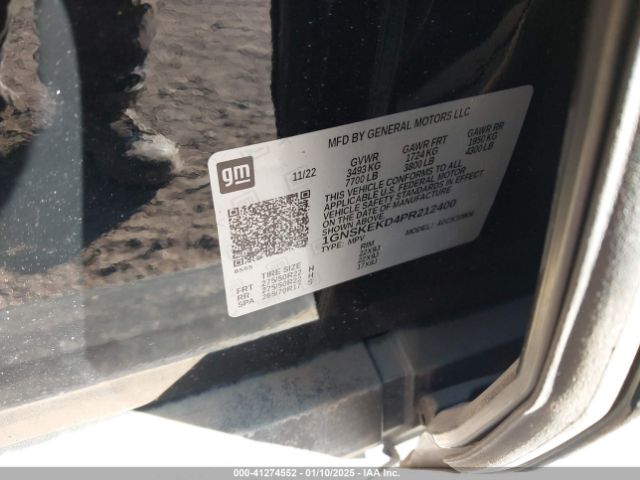 1GNSKEKD4PR212400 Chevrolet Suburban 4wd Rst