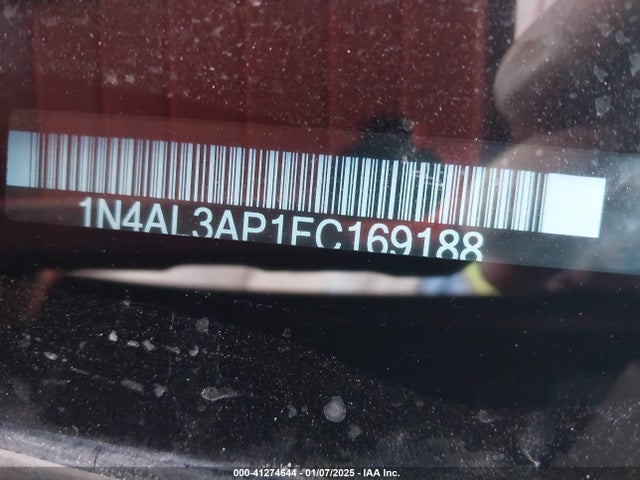 Nissan Altima 2.5 Sv 2015 1N4AL3AP1FC169188 Image 9