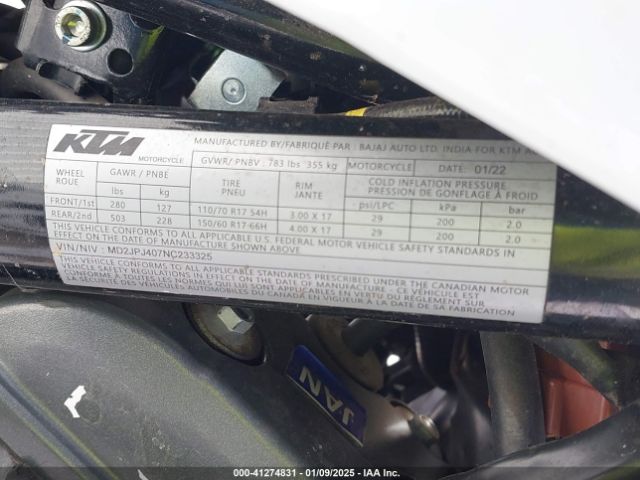 2022 KTM 390 MD2JPJ407NC233325 Photo 9