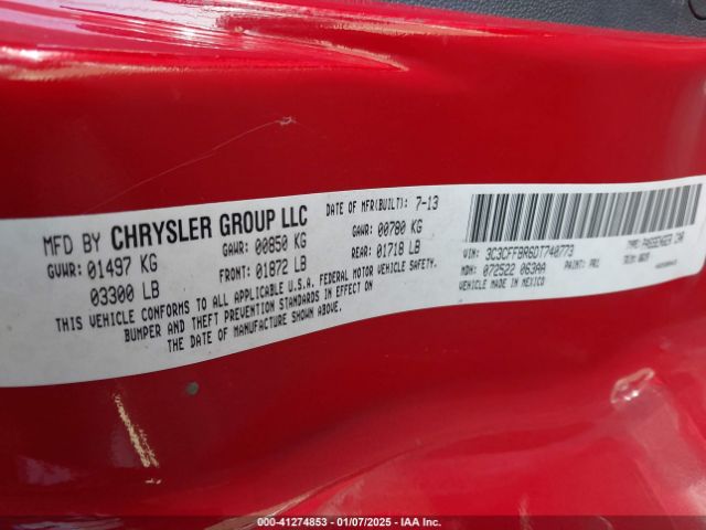 2013 FIAT 500 3C3CFFBR6DT740773 Photo 8