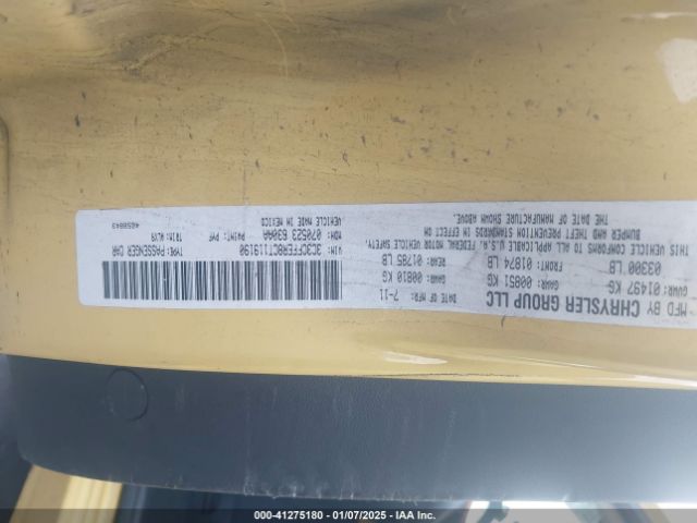 2012 FIAT 500C 3C3CFFER8CT119190 Photo 8