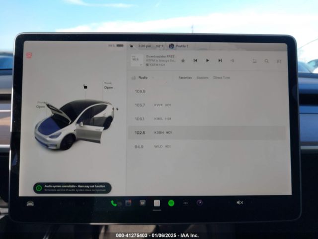 7SAYGDEF0NF493323 Tesla Model Y Performance Dual Motor All-wheel Drive