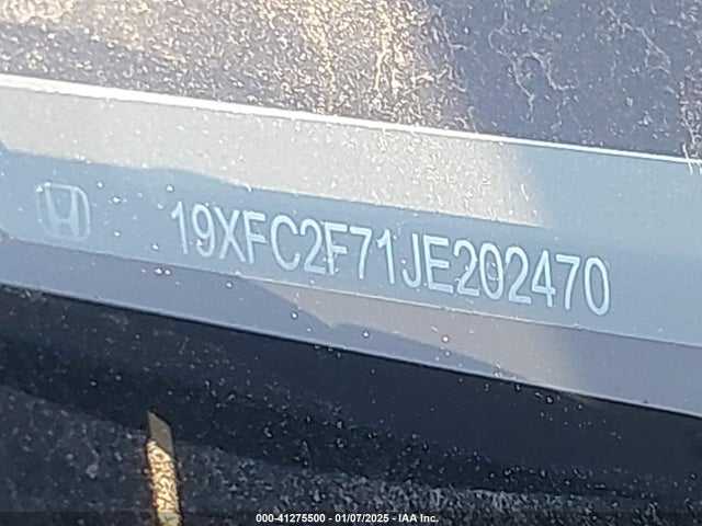Honda k20c2 2018 19XFC2F71JE202470 Image 9