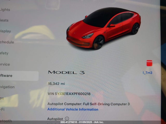 2023 TESLA MODEL 3 5YJ3E1EAXPF600218 Photo 6