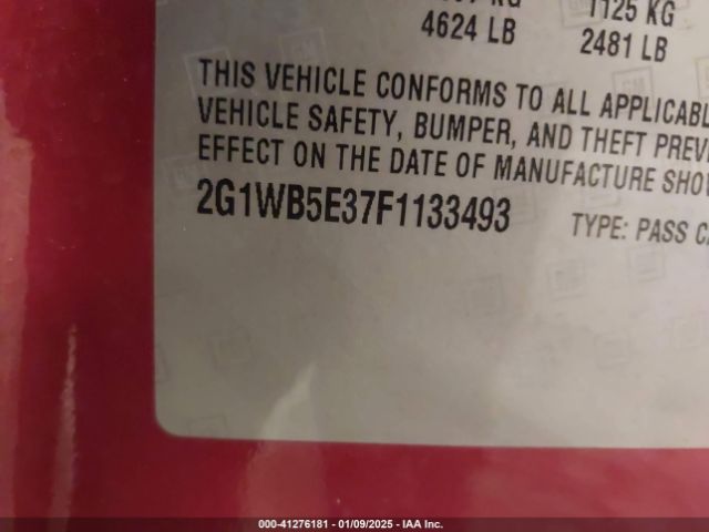 2G1WB5E37F1133493 Chevrolet Impala Limited Lt