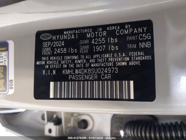 KMHLW4DK8SU024973 Hyundai ELANTRA N