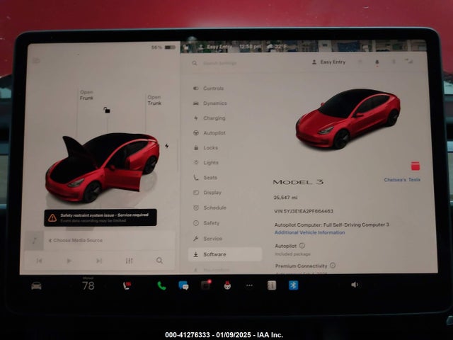 2023 TESLA MODEL 3 5YJ3E1EA2PF664463 Photo 6