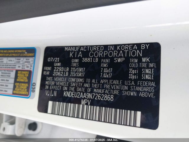 2022 KIA SELTOS KNDEU2AA9N7262868 Photo 8