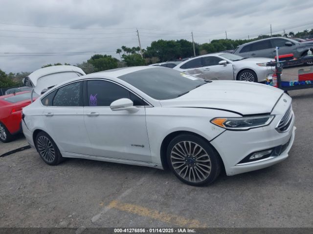 3FA6P0RU1JR206365 Ford Fusion Hybrid Titanium