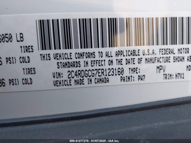 Dodge Grand Caravan Sxt 2014 2C4RDGCG7ER123160 Image 9