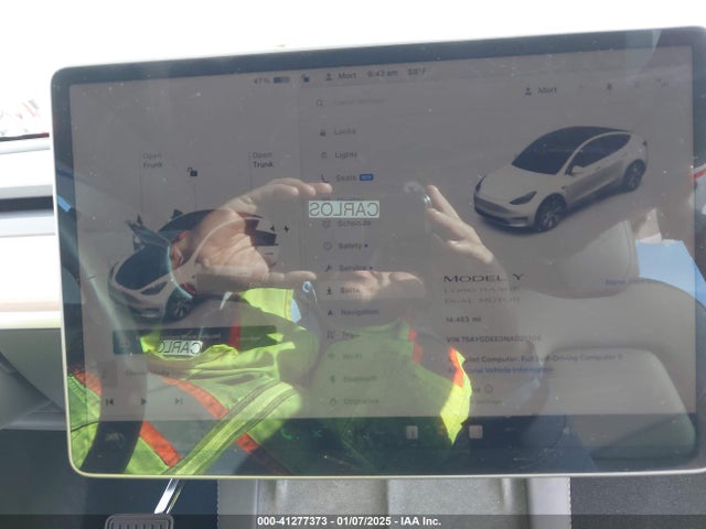 2022 TESLA MODEL Y 7SAYGDEE0NA021305 Photo 6
