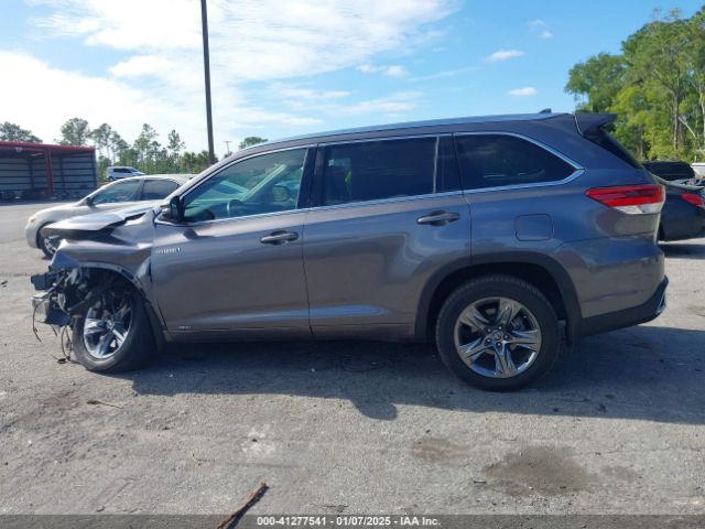 5TDDGRFH7KS072831 Toyota Highlander Hybrid Limited Platinum