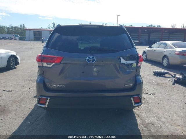 5TDDGRFH7KS072831 Toyota Highlander Hybrid Limited Platinum