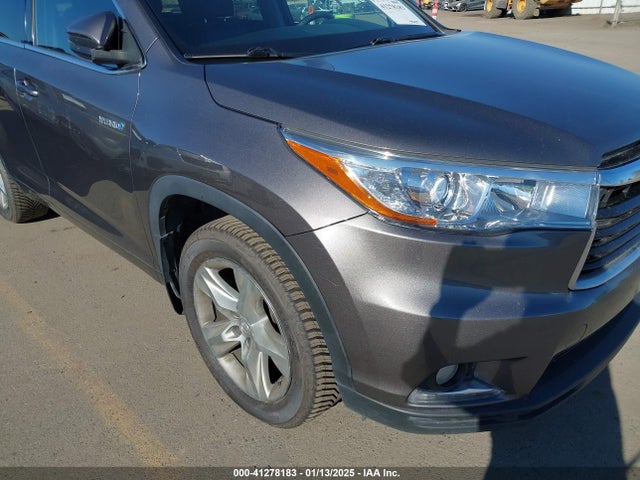 5TDDCRFH8ES005834 Toyota Highlander Hybrid Limited Platinum V6