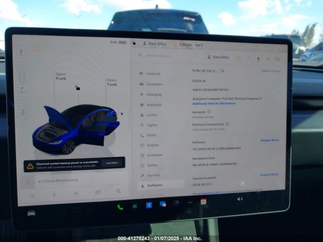 5YJ3E1EA0RF718703 Tesla Model 3 Long Range Dual Motor All-wheel Drive/rear-wheel Drive