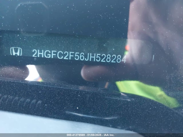 Honda Civic Lx 2018 2HGFC2F56JH528284 Image 9