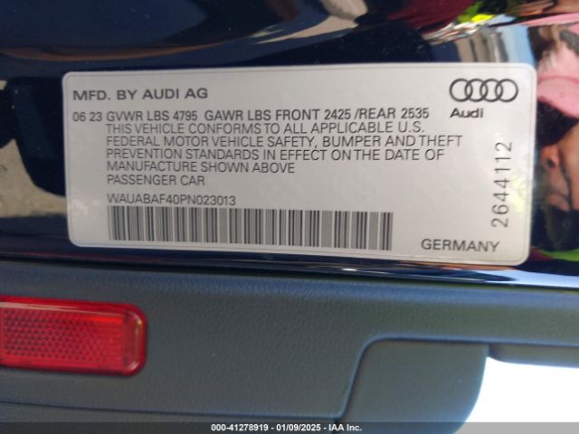 2023 AUDI A4 WAUABAF40PN023013 Photo 8