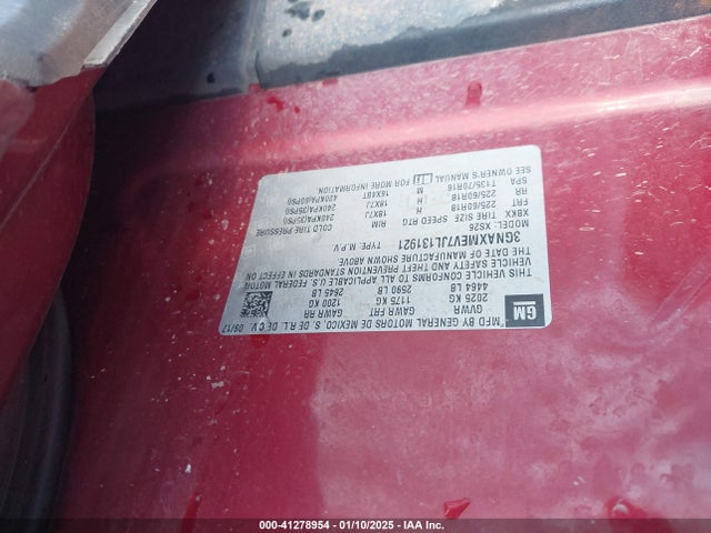 3GNAXMEV7JL131921 Chevrolet Equinox Premier
