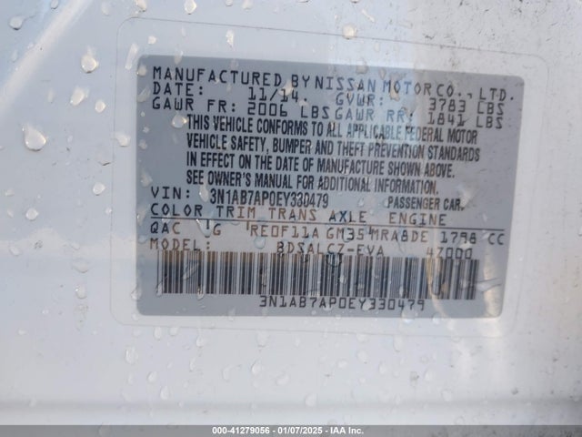Nissan SENTRA S 2014 3N1AB7AP0EY330479 Image 9