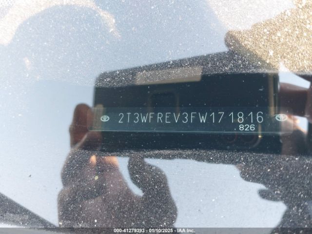 2T3WFREV3FW171816 Toyota Rav4 Xle