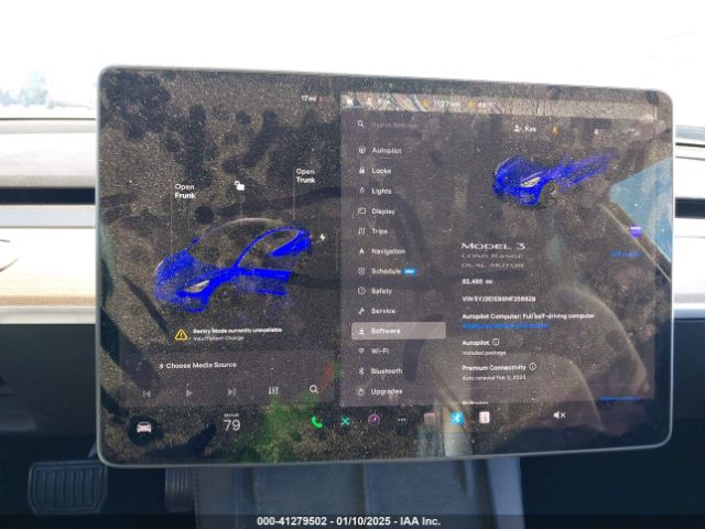 5YJ3E1EB8NF256829 Tesla MODEL 3