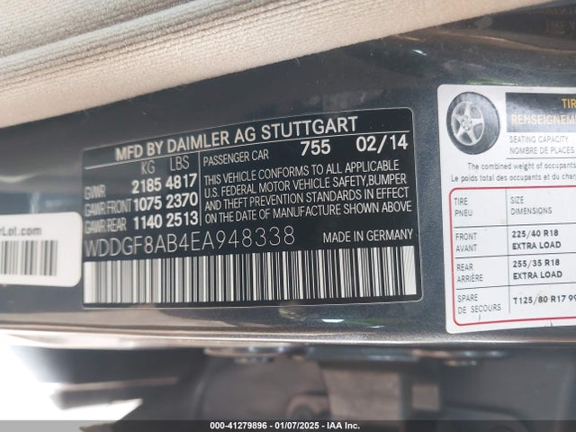 WDDGF8AB4EA948338 Mercedes-Benz C 300 Luxury 4matic/sport 4matic
