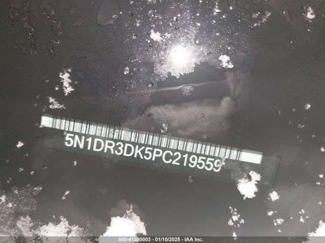 5N1DR3DK5PC219559 Nissan Pathfinder Platinum 4wd