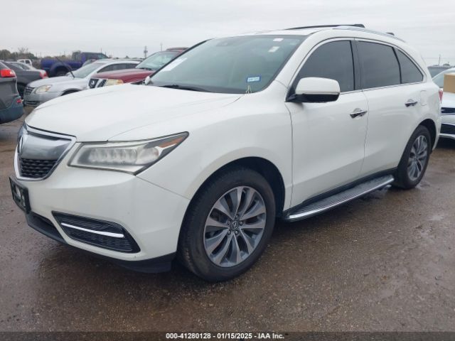 5FRYD3H4XGB018418 Acura Mdx Technology   Acurawatch Plus Packages/technology Package