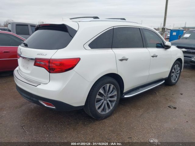 5FRYD3H4XGB018418 Acura Mdx Technology   Acurawatch Plus Packages/technology Package