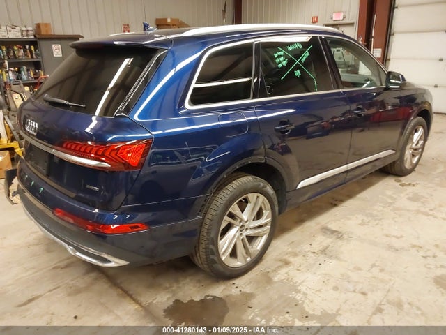 2022 Audi Q7 Premium Plus 45 Tfsi Quattro Tiptronic მანქანა იყიდება აუქციონზე, vin: WA1LJBF70ND006501, აუქციონის ნომერი: 41280143