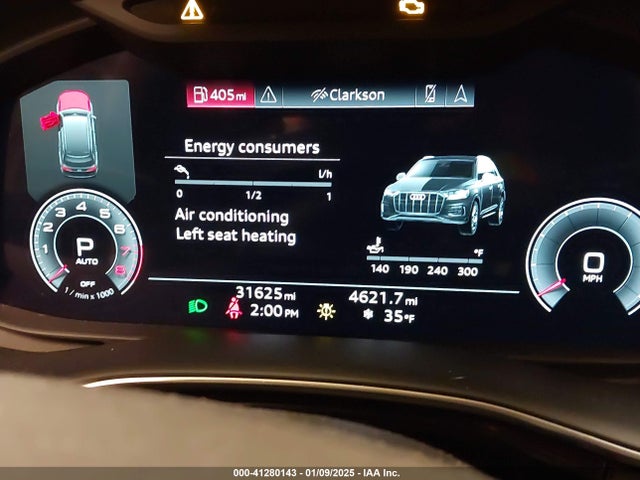2022 Audi Q7 Premium Plus 45 Tfsi Quattro Tiptronic მანქანა იყიდება აუქციონზე, vin: WA1LJBF70ND006501, აუქციონის ნომერი: 41280143