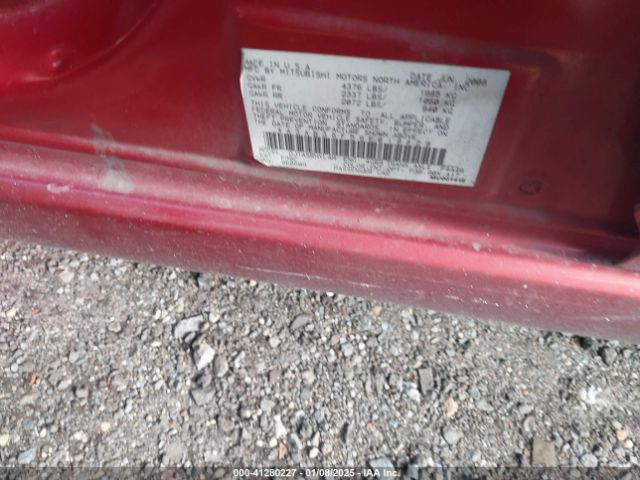 2009 MITSUBISHI GALANT 4A3AB36F59E019829 Photo 8