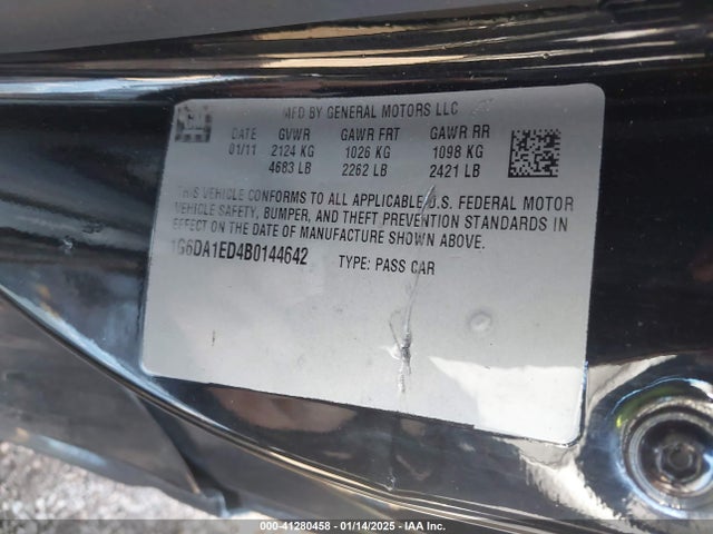 2011 CADILLAC CTS 1G6DA1ED4B0144642 Photo 8