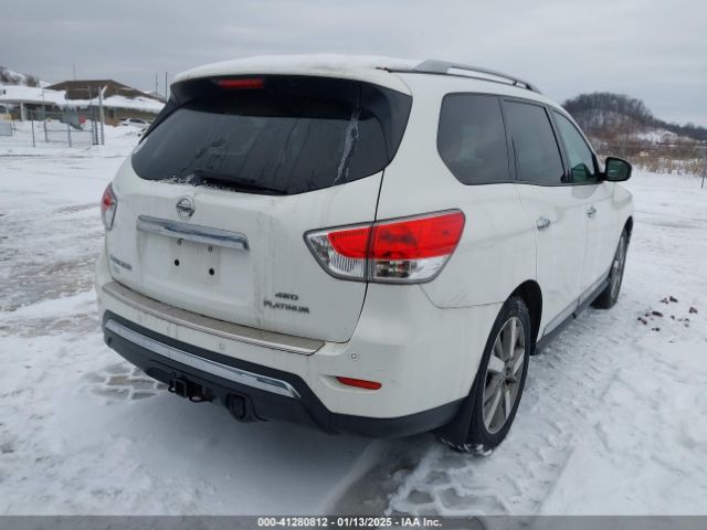 5N1AR2MM3EC653720 Nissan Pathfinder Platinum