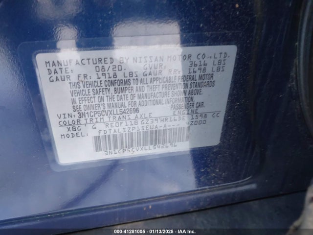 3N1CP5CVXLL542696 Nissan Kicks