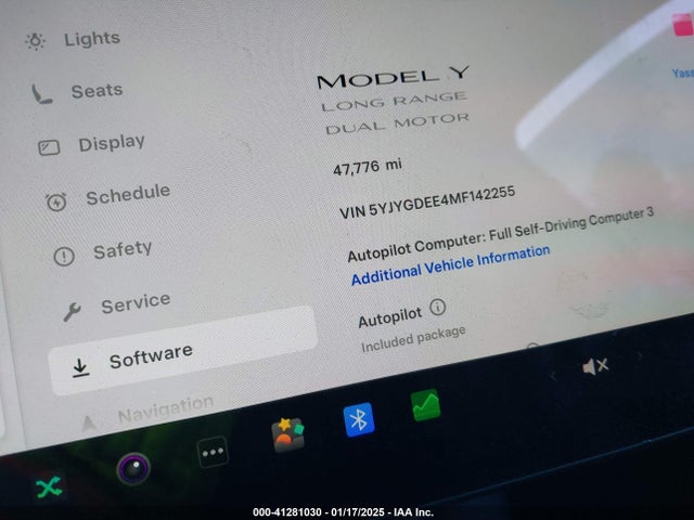 2021 TESLA MODEL Y 5YJYGDEE4MF142255 Photo 6