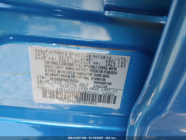 3N1AB8DV9NY264823 Nissan Sentra Sr Xtronic Cvt