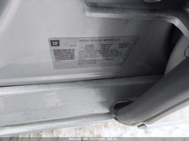 2018 CADILLAC CT6 1G6KF5RS7JU154517 Photo 8