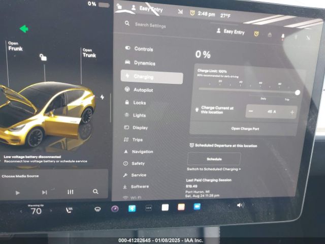 7SAYGDEE3PA042779 Tesla Model Y Awd/long Range Dual Motor All-wheel Drive