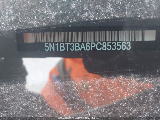 5N1BT3BA6PC853563 Nissan Rogue Sv Fwd